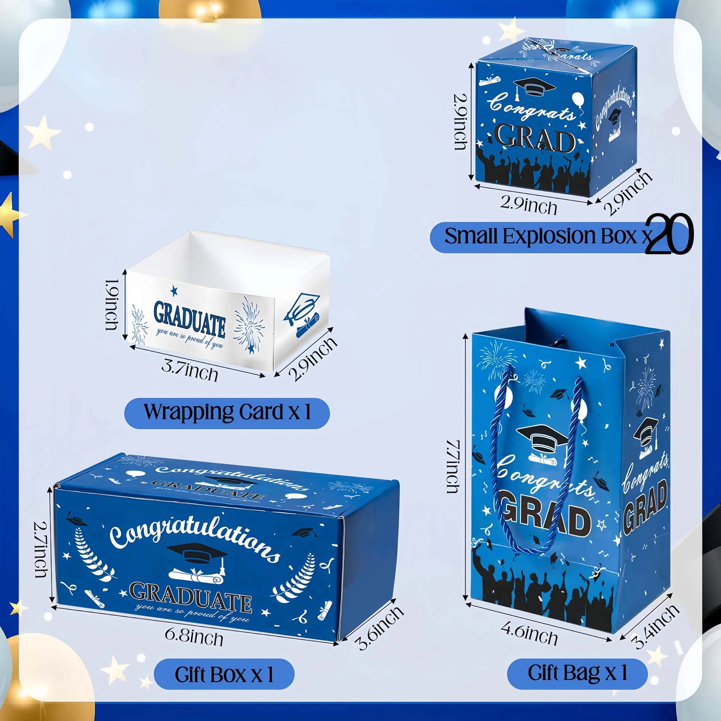 đđĂverraskningspresentlĂ„da till examen 2026 | Kreativ, hopfĂ€llbar lyxlĂ„daâš