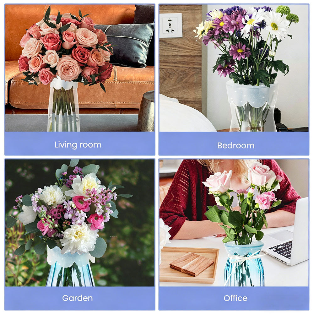 đžSpiralformad blomstjĂ€lkhĂ„llare i silikon för ikebana