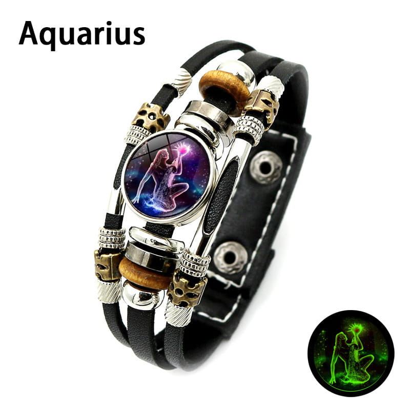 🌌 Armband med stjärntecken som lyser i mörkret🌌