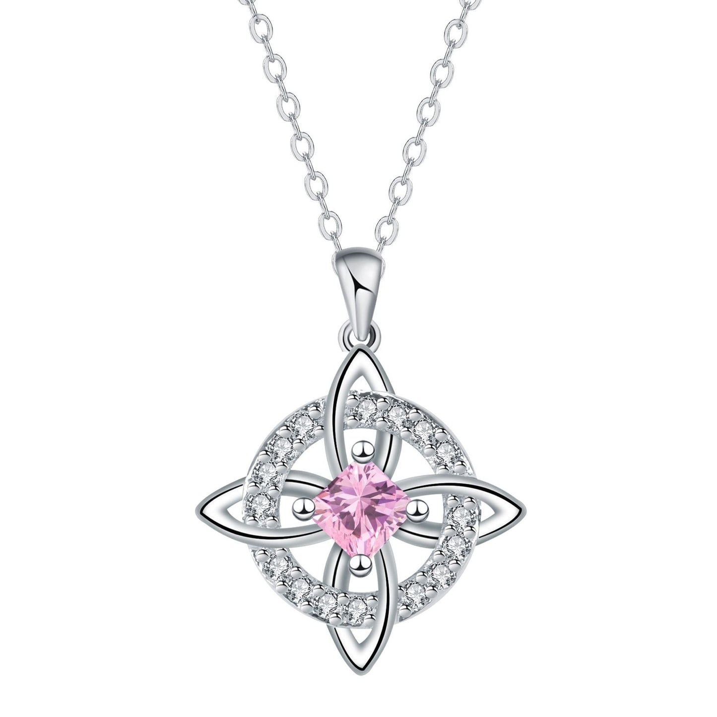 Ett mystiskt halsband med födelsesten och häxknut – Naturlig kristall 🔮💞 Skydda dina nära och kära
