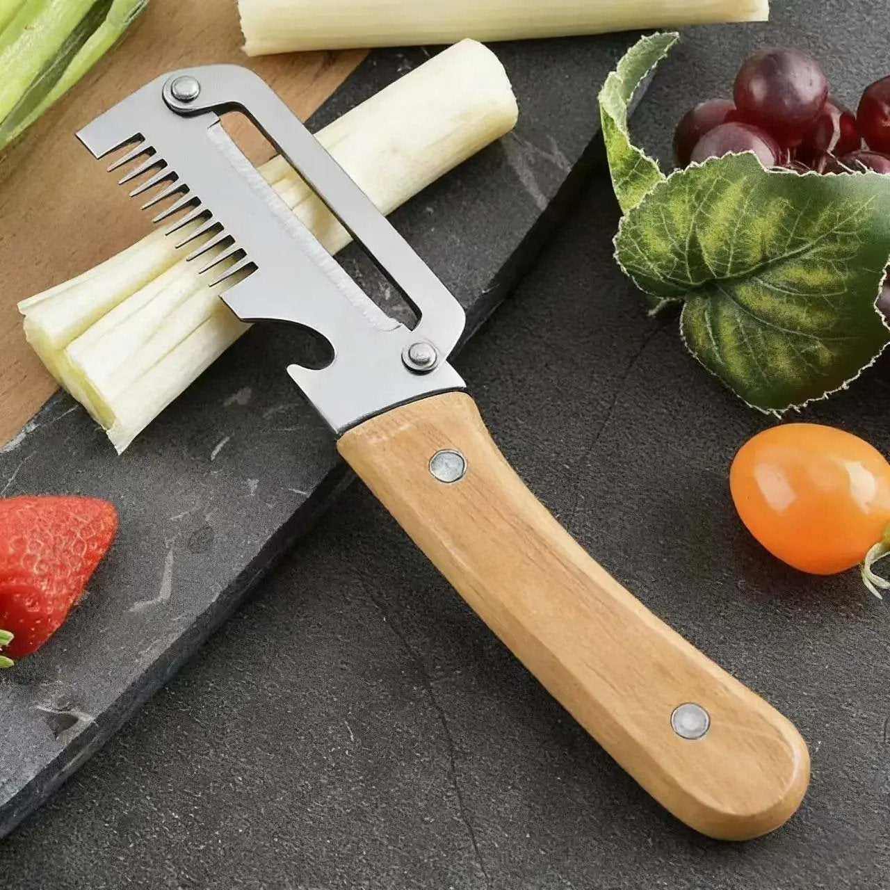 🔥Multifunktionell grönsaksskalare för kök🥕