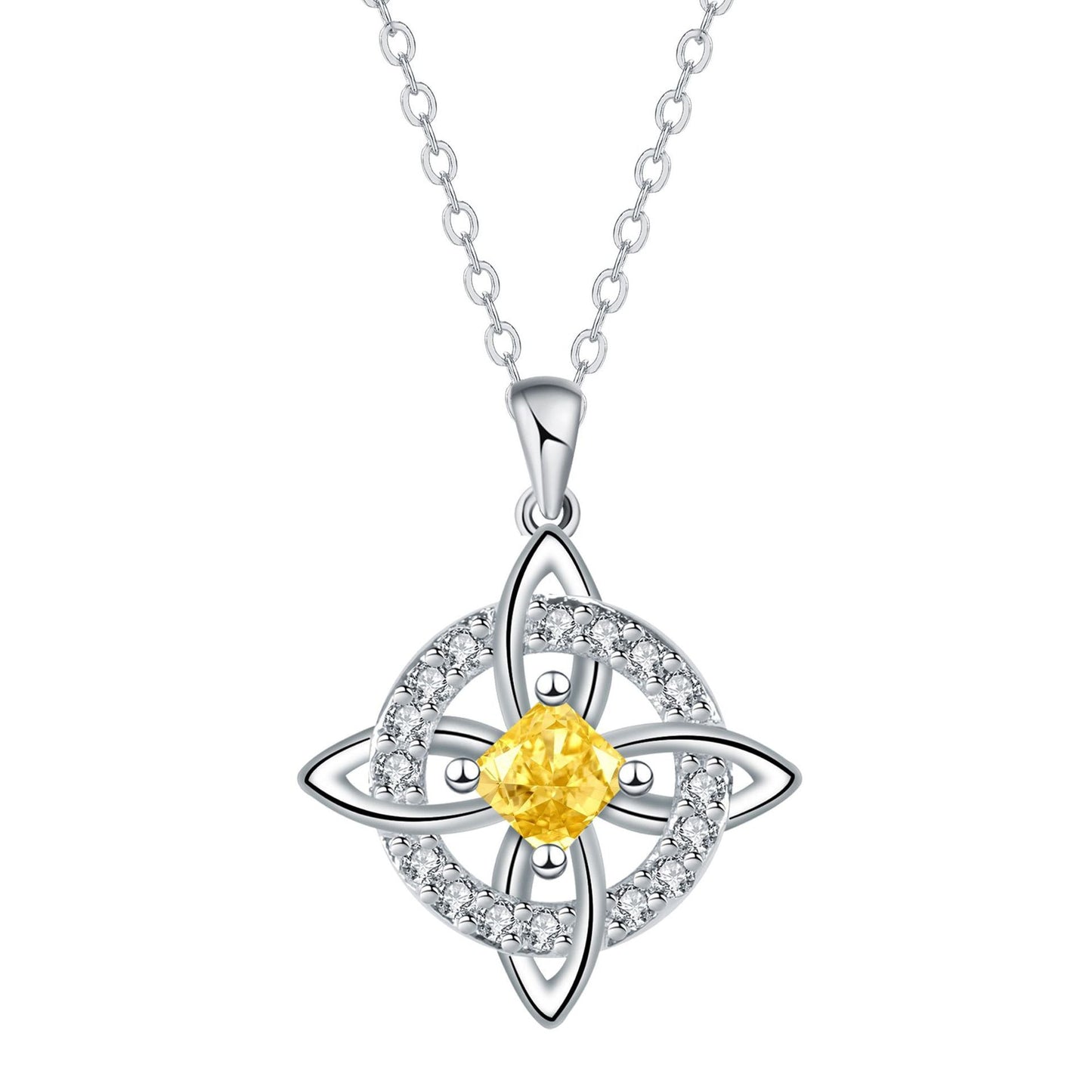 Ett mystiskt halsband med födelsesten och häxknut – Naturlig kristall 🔮💞 Skydda dina nära och kära