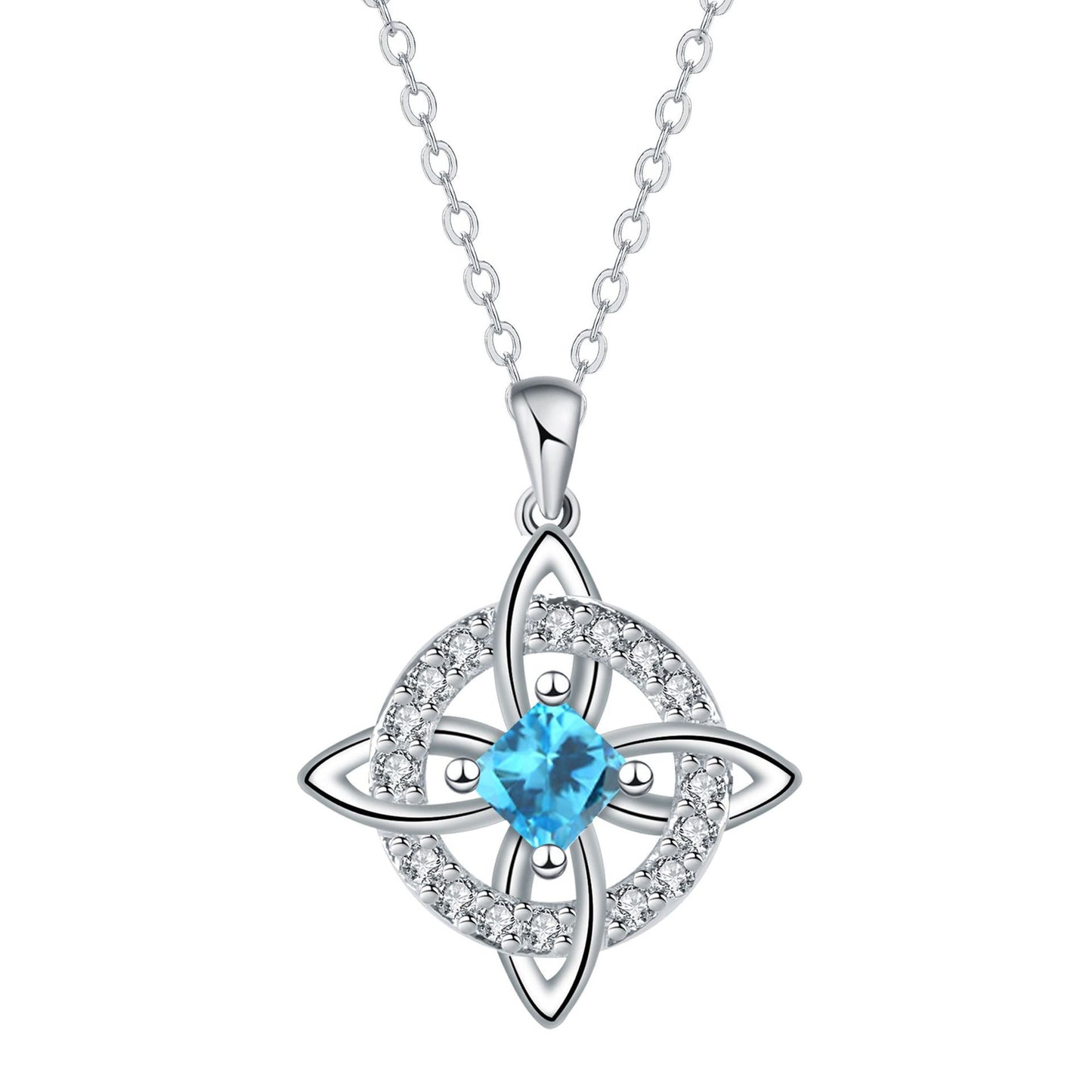 Ett mystiskt halsband med födelsesten och häxknut – Naturlig kristall 🔮💞 Skydda dina nära och kära