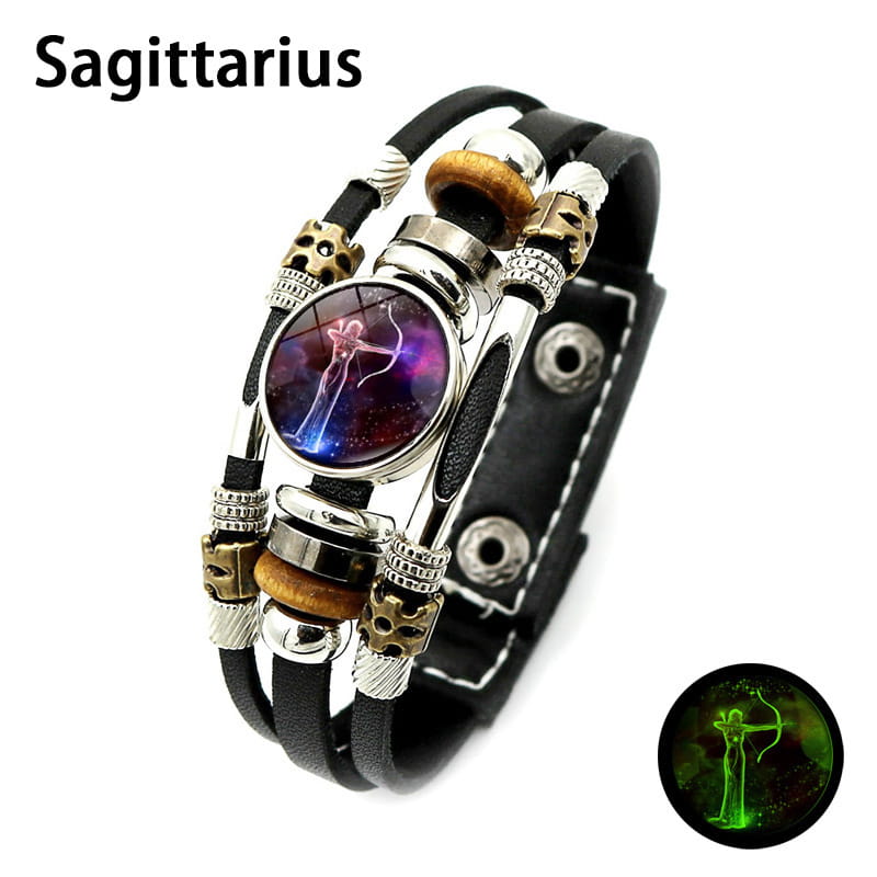 🌌 Armband med stjärntecken som lyser i mörkret🌌