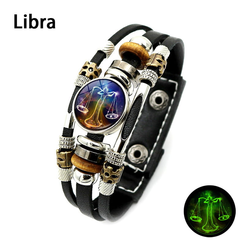 🌌 Armband med stjärntecken som lyser i mörkret🌌