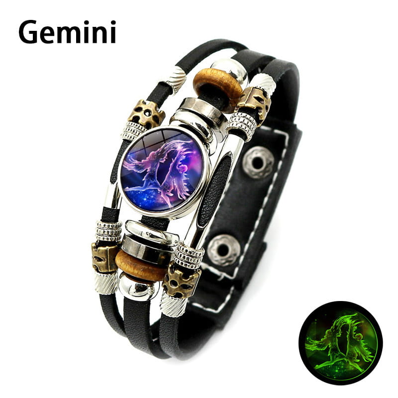 🌌 Armband med stjärntecken som lyser i mörkret🌌