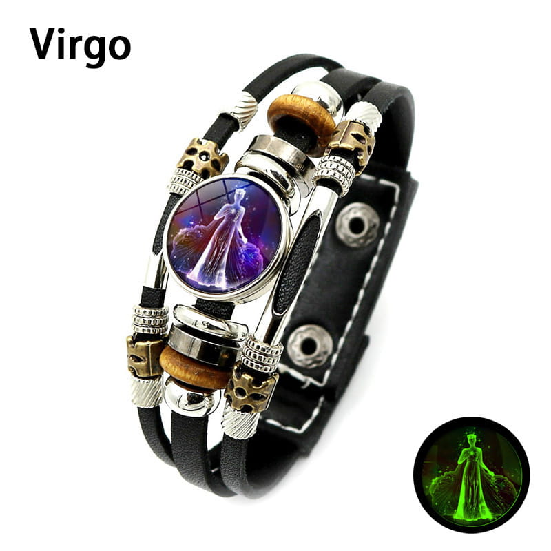 🌌 Armband med stjärntecken som lyser i mörkret🌌