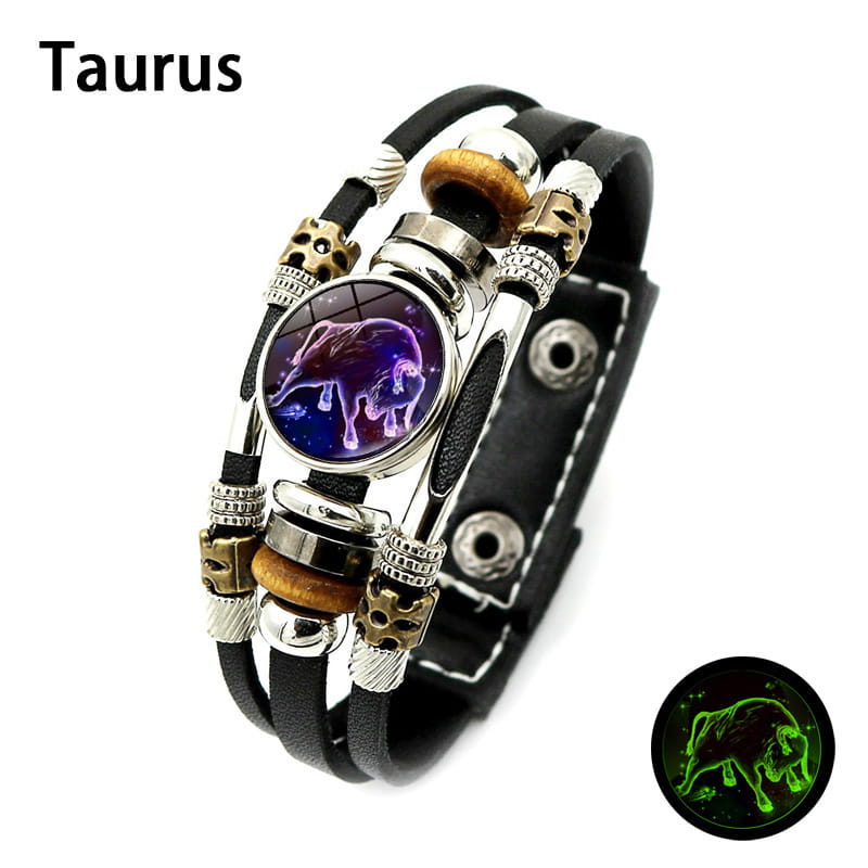 🌌 Armband med stjärntecken som lyser i mörkret🌌