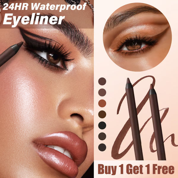 🔥Köp 1 få 1 gratis🔥Vattentålig och Långvarig Eyelinerpenna i Gelformula