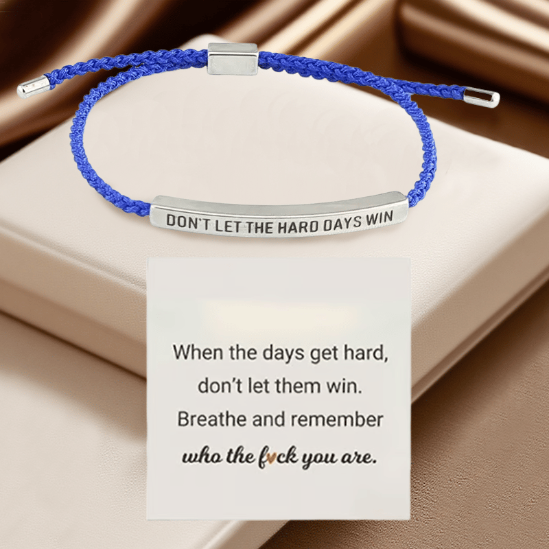💖Inspirerande armband – en meningsfull påminnelse om att vara stark och kämpa vidare