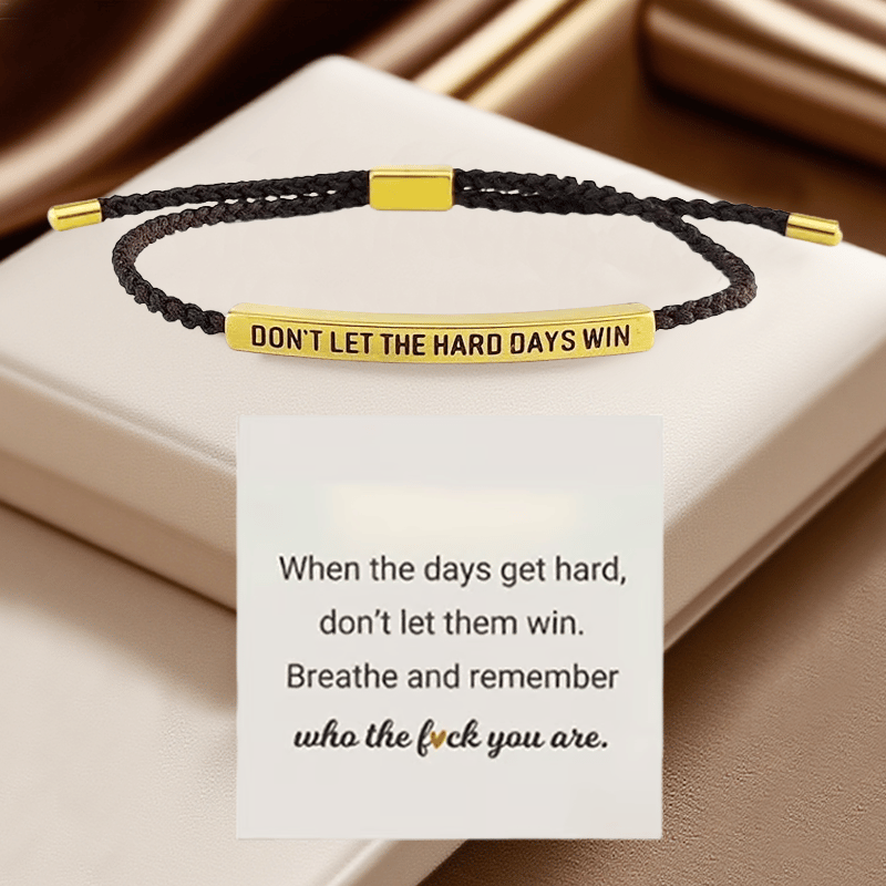 💖Inspirerande armband – en meningsfull påminnelse om att vara stark och kämpa vidare