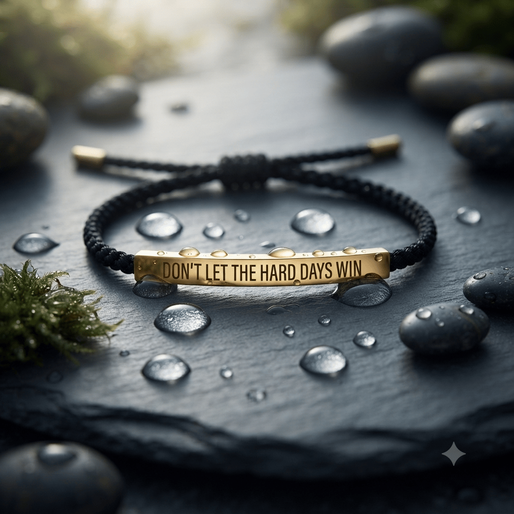 💖Inspirerande armband – en meningsfull påminnelse om att vara stark och kämpa vidare