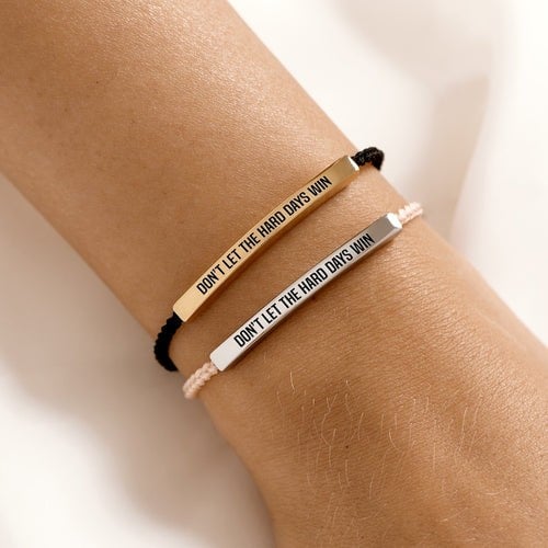 💖Inspirerande armband – en meningsfull påminnelse om att vara stark och kämpa vidare