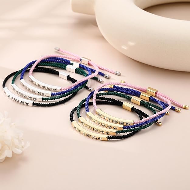 💖Inspirerande armband – en meningsfull påminnelse om att vara stark och kämpa vidare
