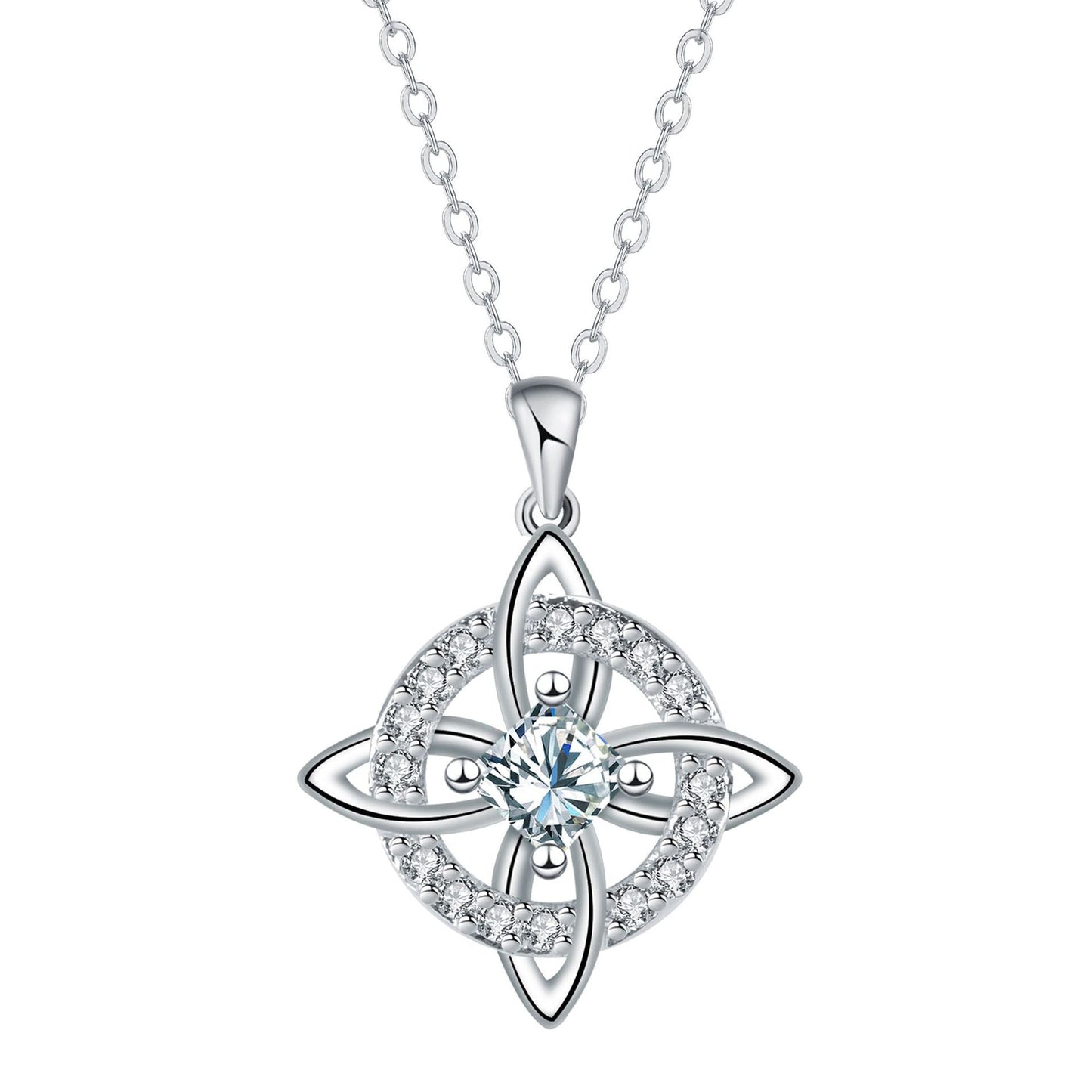 Ett mystiskt halsband med födelsesten och häxknut – Naturlig kristall 🔮💞 Skydda dina nära och kära