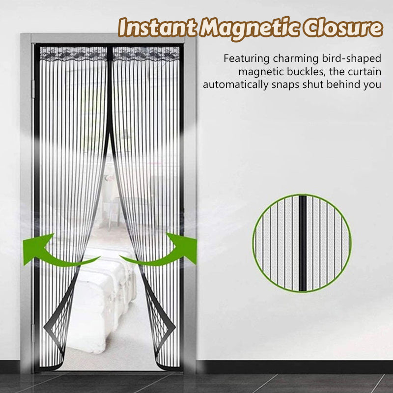 🦟 Håll skadedjur borta – installeras på 2 minuter! Dörrgardinen av magnetiskt nät! 🚪✨