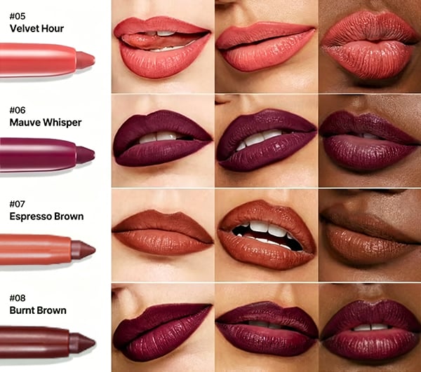 Easy Glide Lip Liner — Krämig, lätt att tona ut färg som går smidigt att applicera