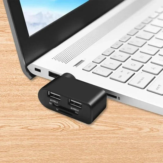 4 i 1 roterbar USB-hubb