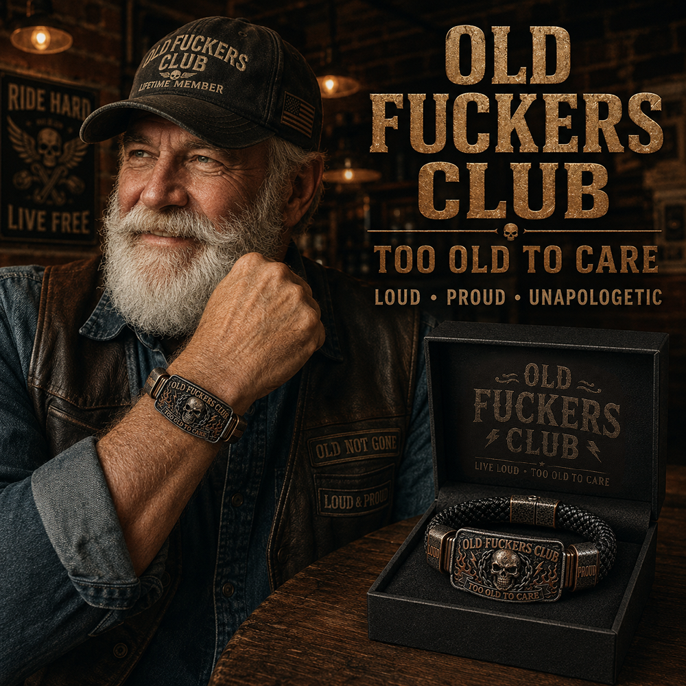☠️ Old Fuckers Club & Wild Freedom 🪓 | Vintage-armband i begränsad upplaga 2026