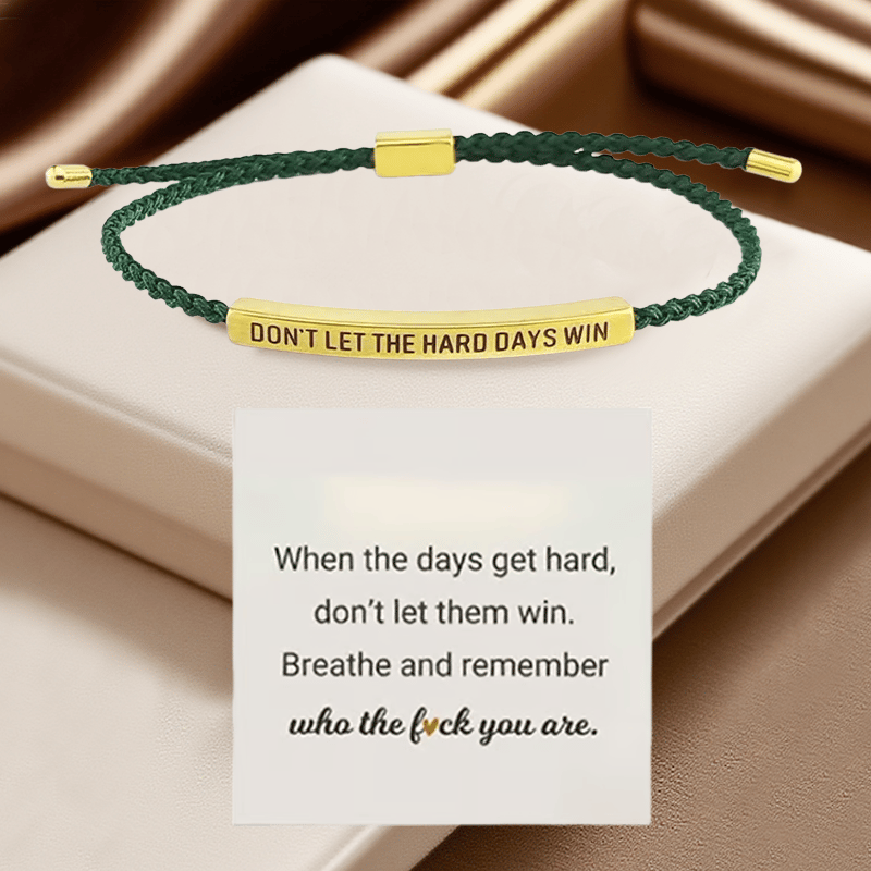 💖Inspirerande armband – en meningsfull påminnelse om att vara stark och kämpa vidare