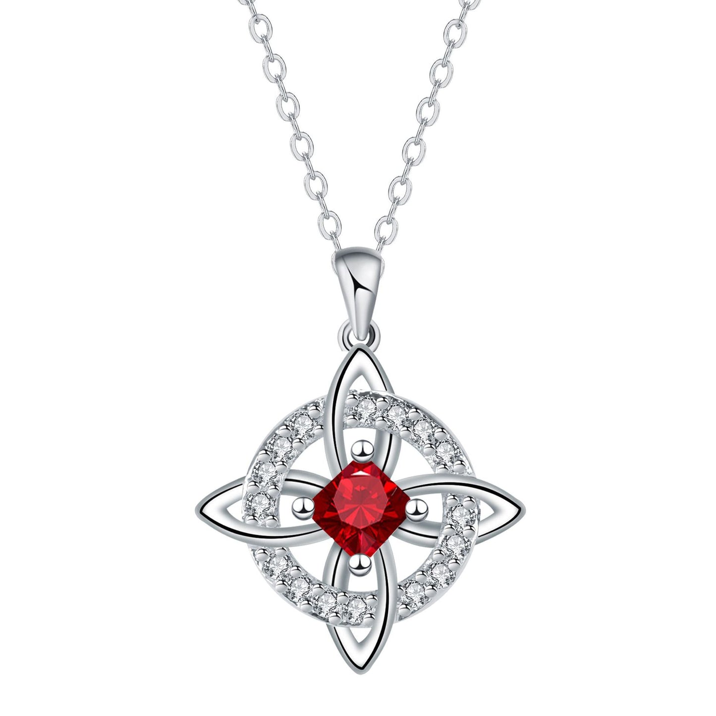 Ett mystiskt halsband med födelsesten och häxknut – Naturlig kristall 🔮💞 Skydda dina nära och kära