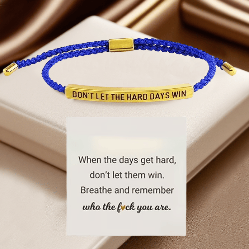 💖Inspirerande armband – en meningsfull påminnelse om att vara stark och kämpa vidare
