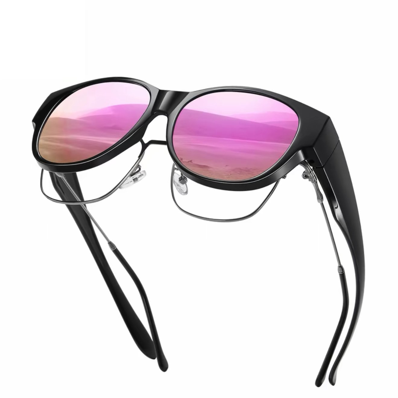 🕶 Nya solglasögon i cat-eye-modell i extra stor storlek, med polariserade glas och UV400-skyd