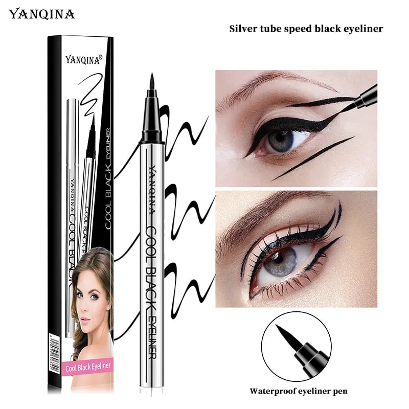 ✨🖌️ Långvarig vattenfast eyeliner — Vegansk formula, håller jämnt och lätt i 24 timmar 💫