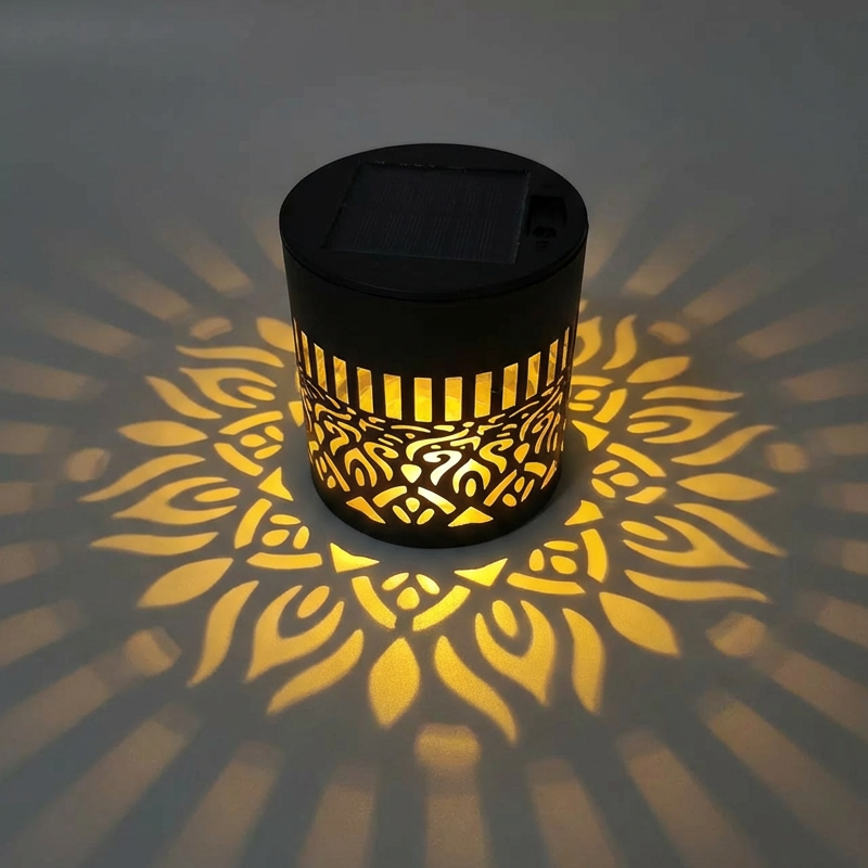💡Solcellsdriven mandala-vägglampa för utomhusbruk – projektorlampa för trädgårdsstaket och uteplats – stämningsfull inredning