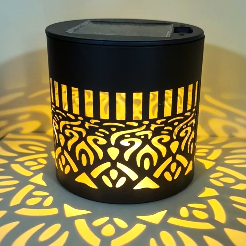💡Solcellsdriven mandala-vägglampa för utomhusbruk – projektorlampa för trädgårdsstaket och uteplats – stämningsfull inredning