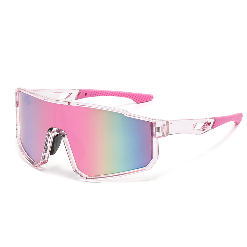 🕶️ Polariserade sportglasögon för män och kvinnor – UV400 och färgglada spegelglas 🏃