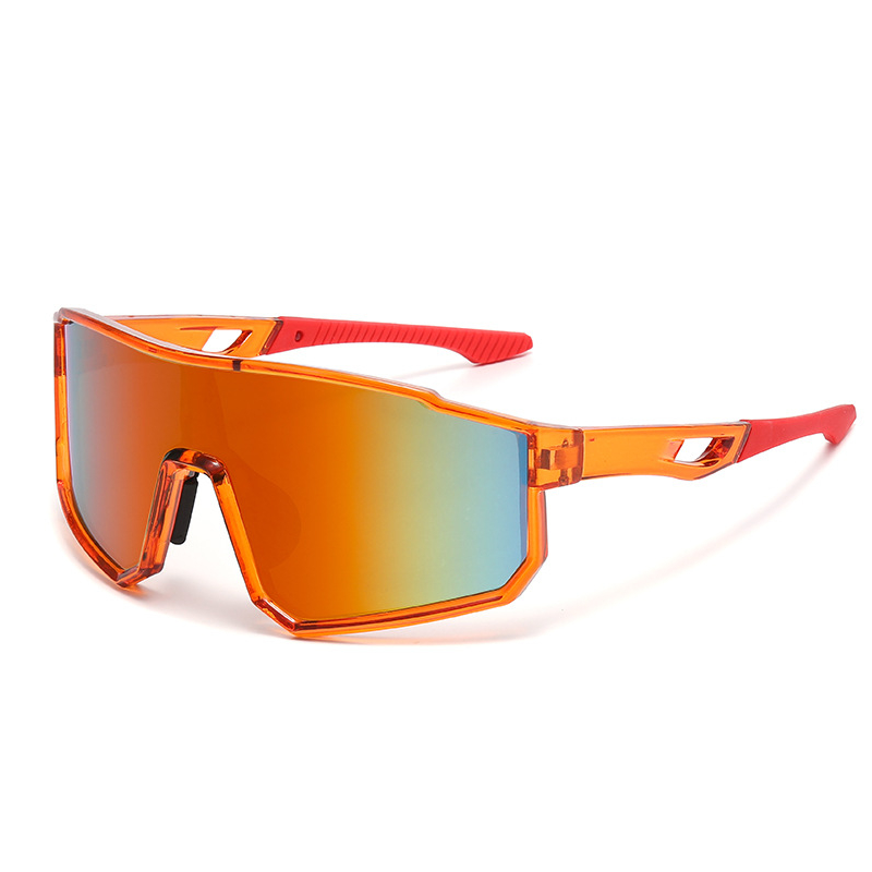 🕶️ Polariserade sportglasögon för män och kvinnor – UV400 och färgglada spegelglas 🏃